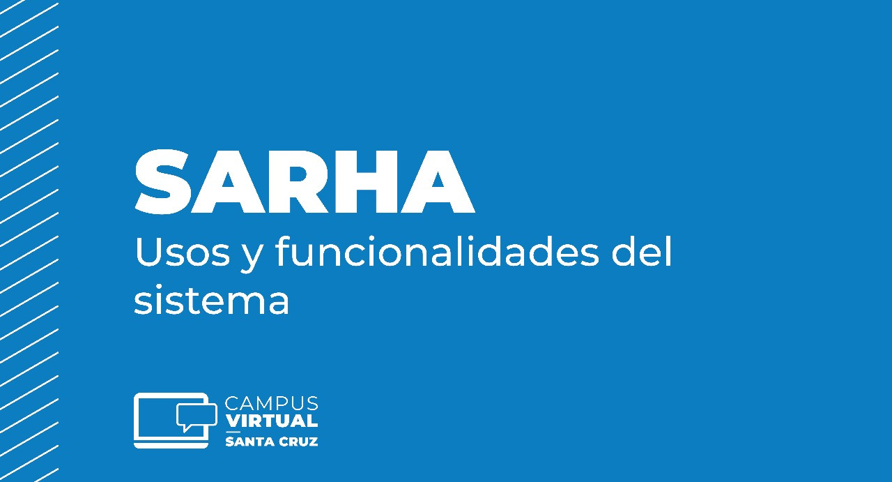 SARHA Usos y Funcionalidades
